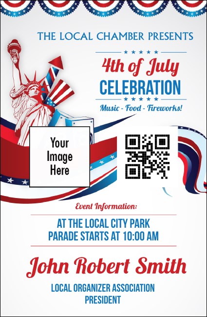 Fourth of July  Freedom VIP Event Badge Small