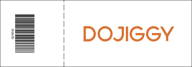 Year Classic Red General Admission Ticket Product Back