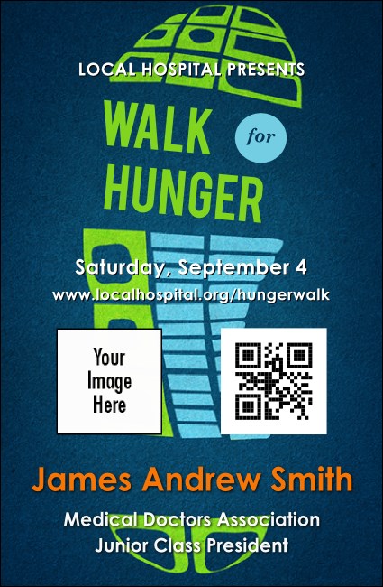 Walk VIP Event Badge Small Product Front