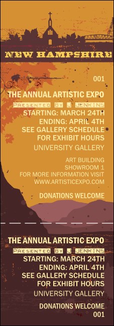 New Hampshire General Admission-Ticket Product Front