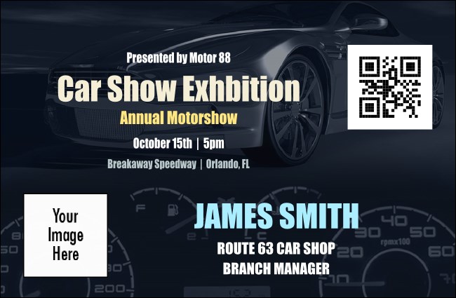 Car Show Speed Dial VIP Event Badge Small