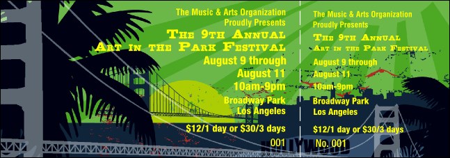 California General Admission (Gray and Blue)