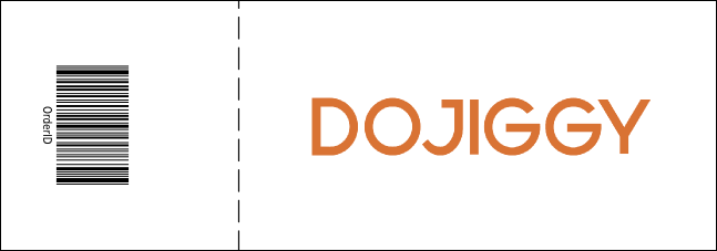 Valentine Love Birds Event Ticket Product Back