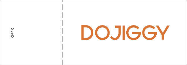 Bamboo Event Ticket Product Back