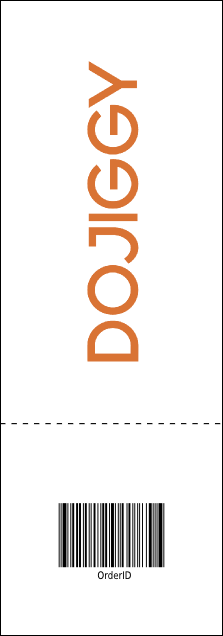 Cheerleading Jump Event Ticket Product Back