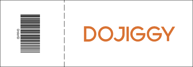 Nature Series - Green Leaves Event Ticket Product Back