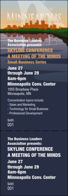 Minneapolis General Admission Ticket Product Front