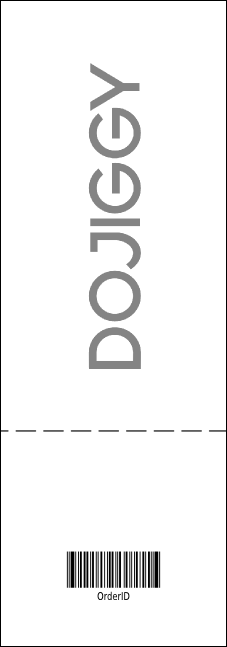 Hockey General Admission Ticket 001 Product Back