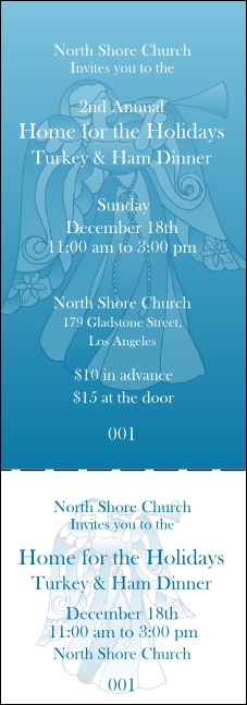 Christmas Angel General Admission Ticket 001 Product Front