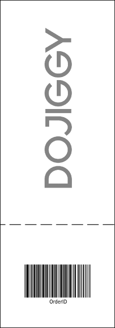 Basketball General Admission Ticket 002 (b&w) Product Back