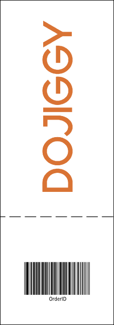 Christmas Tree General Admission Ticket with full bleed Product Back