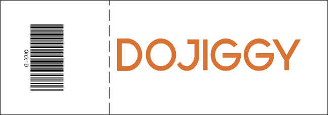 Purple and Black General Admission Ticket Product Back