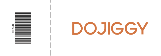 General Concert Ticket 106 Product Back