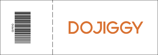 General Concert Ticket 203 Product Back