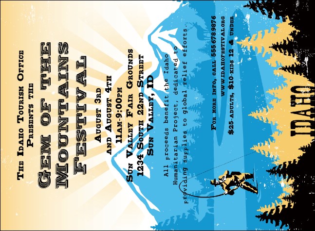 Idaho Invitation Product Front