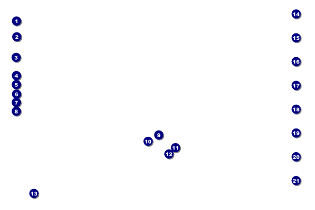 New Jersey Poster Front Field Markers