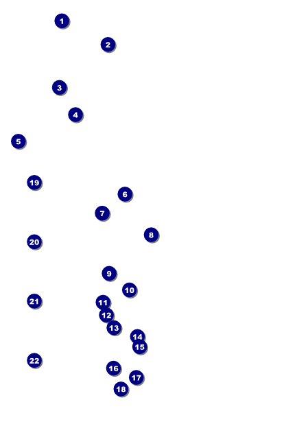 Retro Chalkboard Logo Poster Front Field Markers