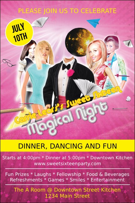 Birthday Party Poster Product Front