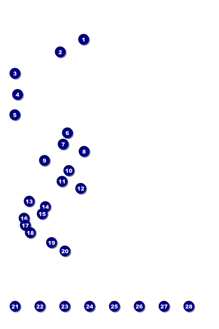 American Flag Poster 002 Front Field Markers