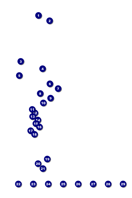 Sydney Poster (Black and White) Front Field Markers