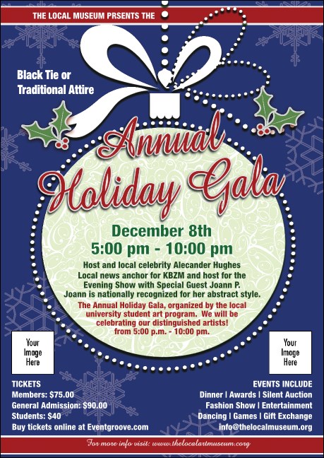 Holiday Ornament Postcard Product Front