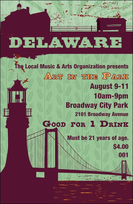 Delaware Drink Ticket