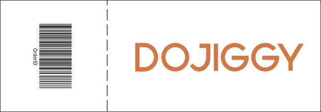 Fashion Show Raffle Ticket Product Back