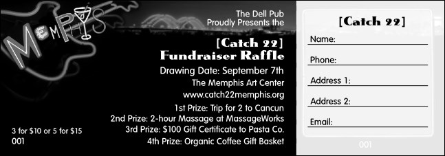 Memphis BW Raffle Ticket