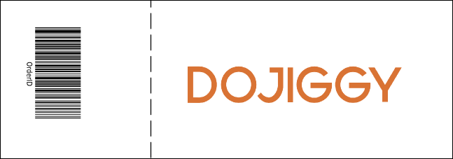 Nature Series - Mountain Raffle Ticket Product Back