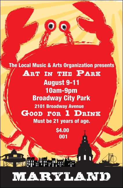 Maryland Drink Ticket