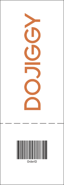 Green Gift Raffle Ticket Product Back