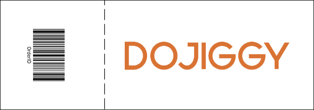 Diamond Dog Raffle Ticket Product Back