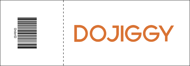 Hockey Badge Red Raffle Ticket Product Back