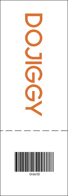 Winter Festival Raffle Ticket Product Back