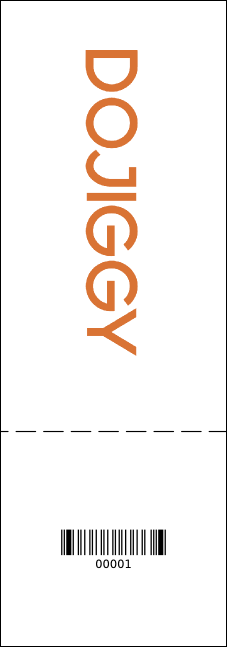 Roller Derby Pink Leopard Raffle Ticket Product Back