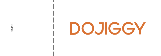 Bamboo Raffle Ticket Product Back