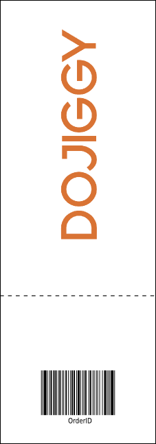 Bucking Bronco Rodeo Raffle Ticket Product Back