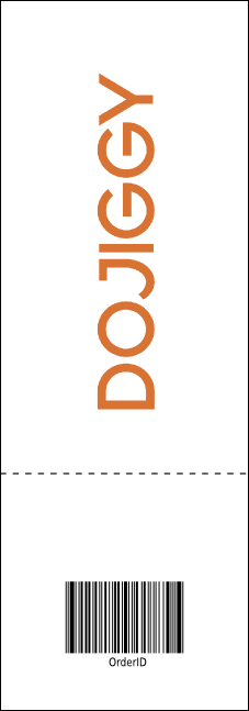 Bowling Classic Raffle Ticket Product Back