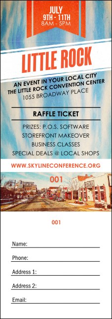 Little Rock Raffle Ticket