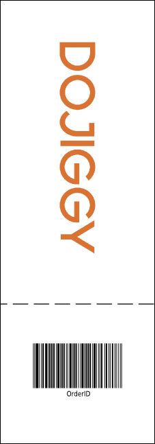 Green Squares Raffle Ticket Product Back