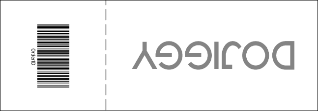 All Purpose Raffle Ticket 003 Product Back