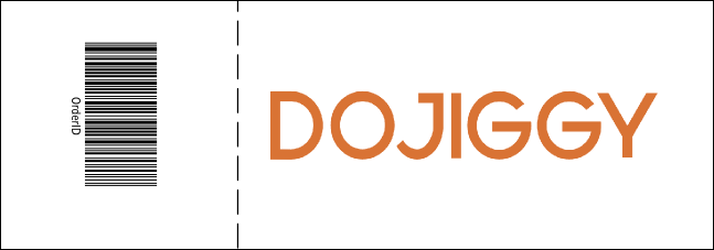 Cool Christmas Raffle Ticket 001 Product Back