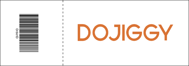 St. Patrick's Day Raffle Ticket 001 Product Back