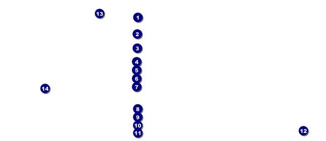 Modern Vote VIP Pass Front Field Markers