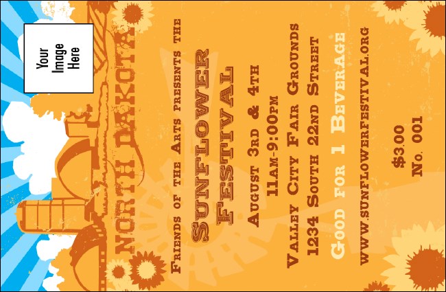 North Dakota Drink Ticket