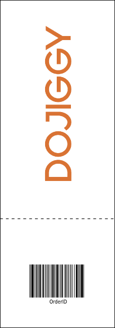 Archery Raffle Ticket Product Back