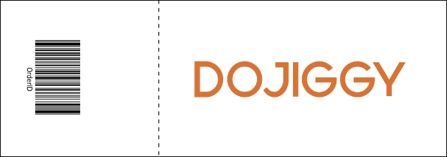 Pool Raffle Ticket Product Back