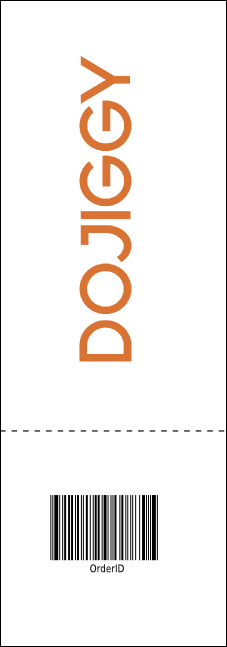 Christmas Carol Event Ticket Product Back