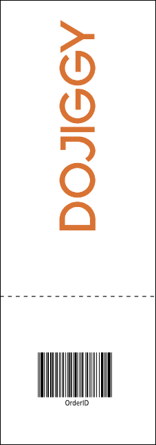 Music Festival Raffle Ticket Product Back