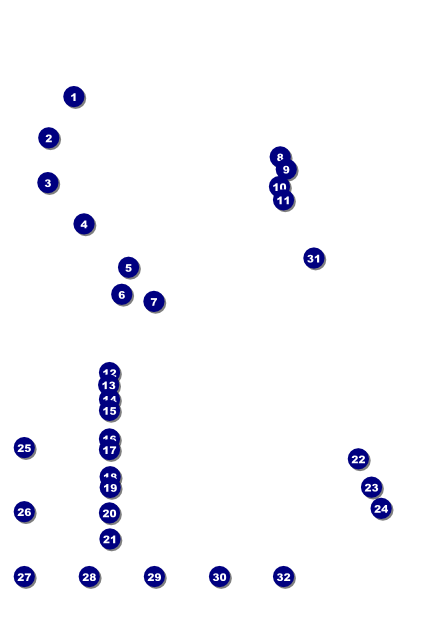 All Purpose Hex Logo Poster Front Field Markers